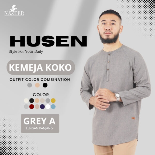 KEMEJA KOKO PRIA HUSEN