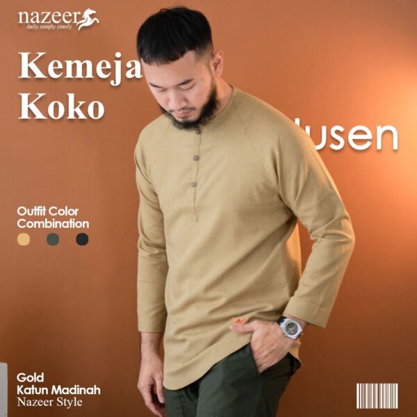 KEMEJA KOKO PRIA HUSEN - Gambar 8