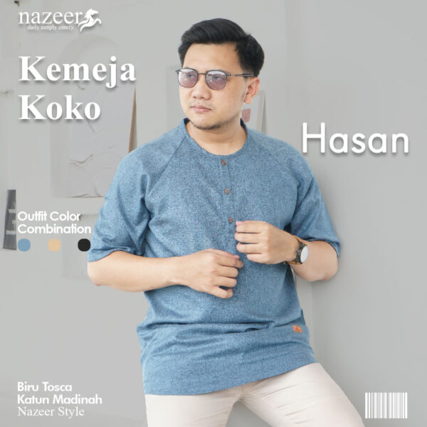 KEMEJA KOKO PRIA HASAN - Gambar 13