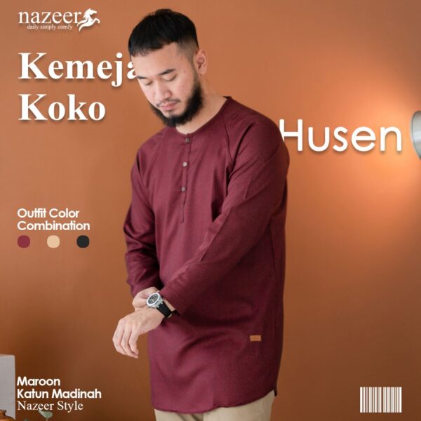 KEMEJA KOKO PRIA HUSEN - Gambar 11