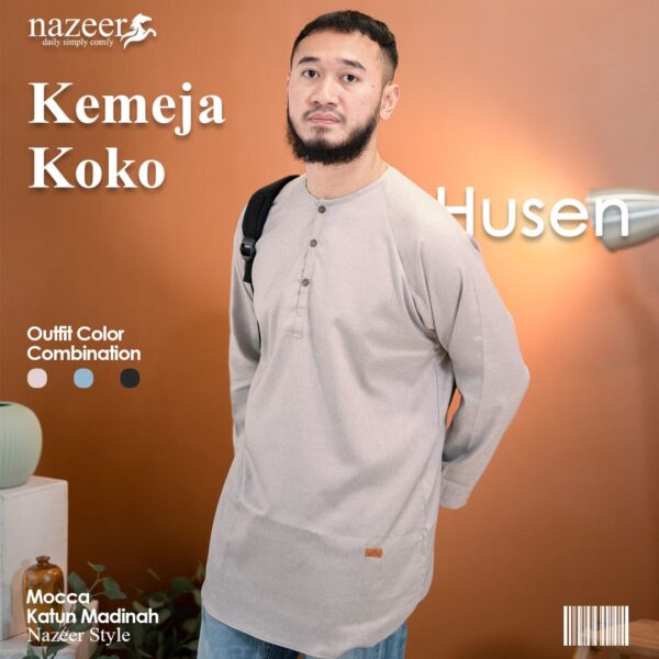KEMEJA KOKO PRIA HUSEN - Gambar 12