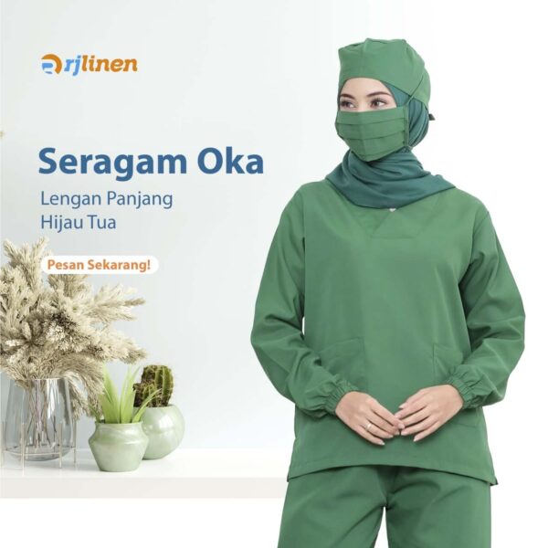 SETELAN SERAGAM OKA LENGAN PANJANG ( UNISEX ) - Gambar 6