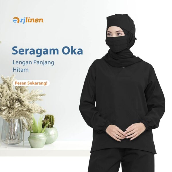 SETELAN SERAGAM OKA LENGAN PANJANG ( UNISEX ) - Gambar 7
