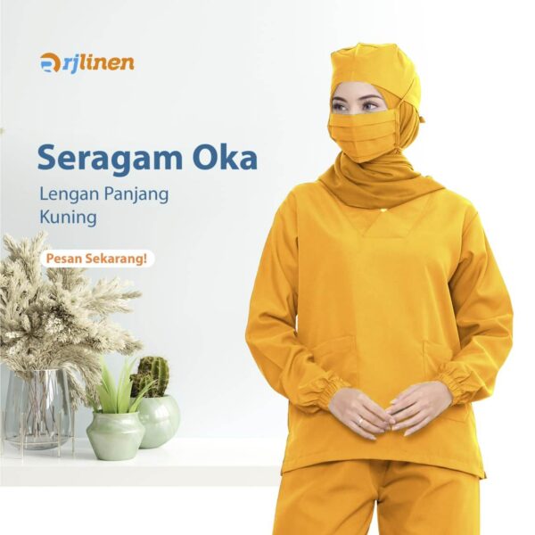 SETELAN SERAGAM OKA LENGAN PANJANG ( UNISEX ) - Gambar 8