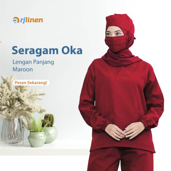 SETELAN SERAGAM OKA LENGAN PANJANG ( UNISEX ) - Gambar 9