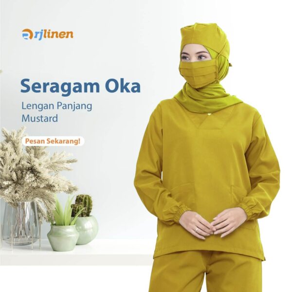 SETELAN SERAGAM OKA LENGAN PANJANG ( UNISEX ) - Gambar 10