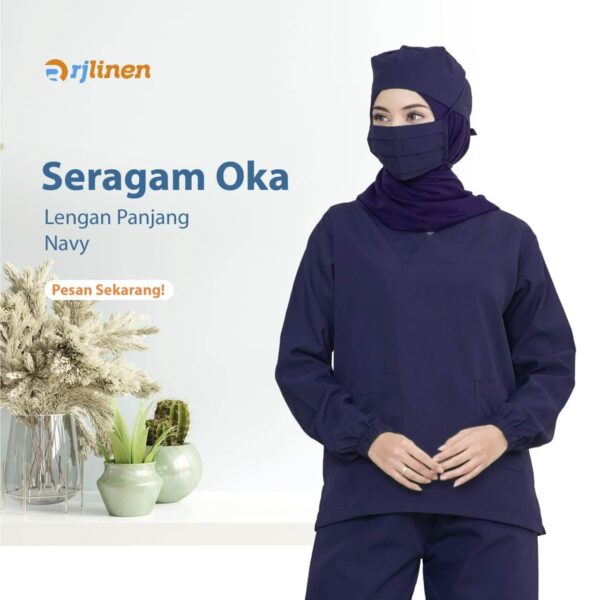 SETELAN SERAGAM OKA LENGAN PANJANG ( UNISEX ) - Gambar 11