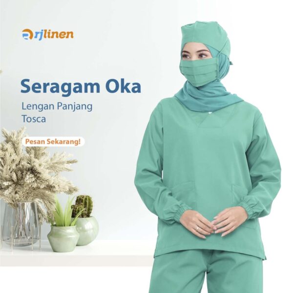 SETELAN SERAGAM OKA LENGAN PANJANG ( UNISEX ) - Gambar 16