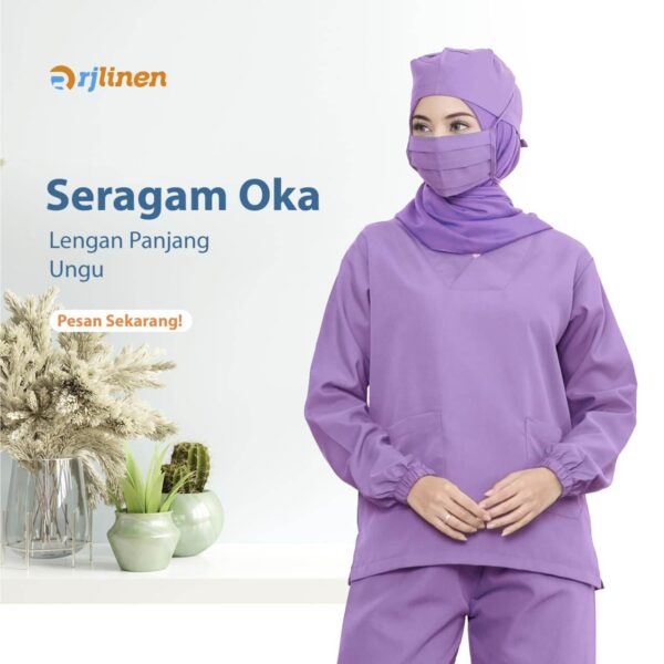 SETELAN SERAGAM OKA LENGAN PANJANG ( UNISEX ) - Gambar 17