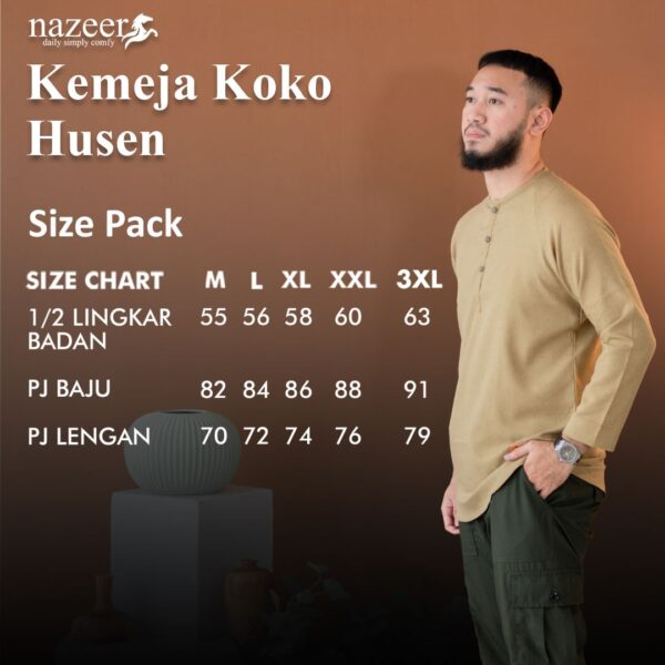 KEMEJA KOKO PRIA HUSEN - Gambar 15