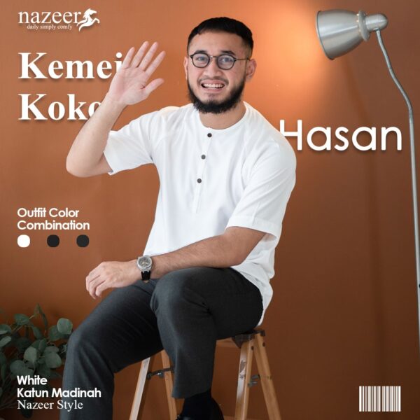 KEMEJA KOKO PRIA HUSEN - Gambar 14