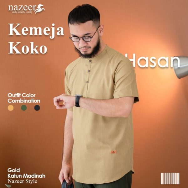 KEMEJA KOKO PRIA HASAN - Gambar 8