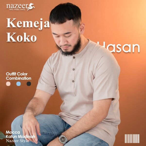 KEMEJA KOKO PRIA HASAN - Gambar 10
