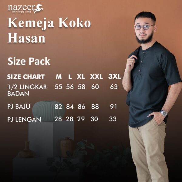 KEMEJA KOKO PRIA HASAN - Gambar 15