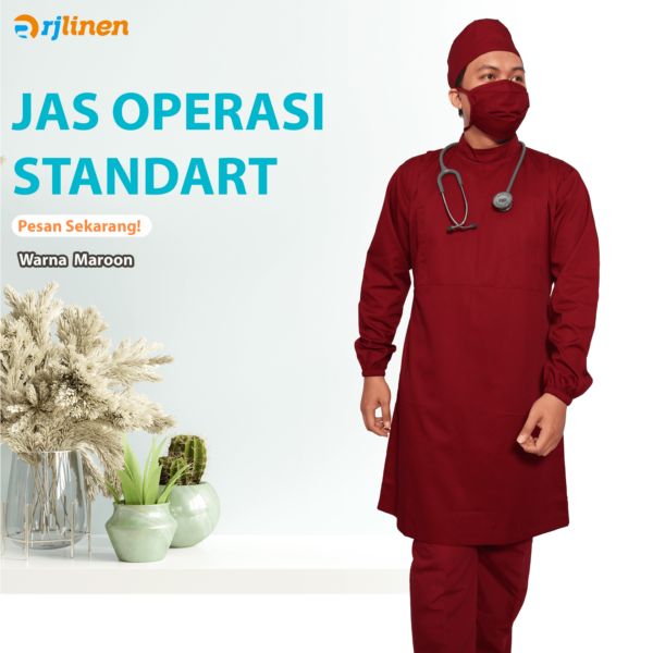 Jas Operasi - Standard ( Unisex ) - Gambar 2
