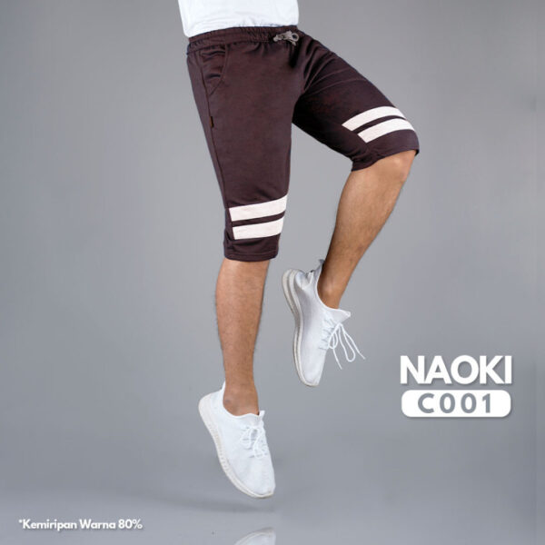 Celana Training Pendek Pria NAOKI - Gambar 4