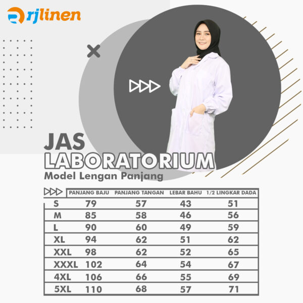 Jas Lab Lengan Panjang ( Unisex ) - Gambar 4