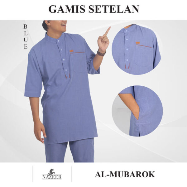 GAMIS SETELAN PRIA AL-MUBAROK - Gambar 3