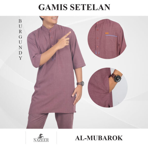GAMIS SETELAN PRIA AL-MUBAROK - Gambar 2