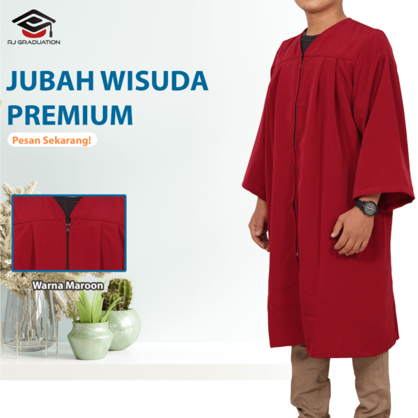 Jubah Wisuda Dewasa ( Premium ) - Gambar 3