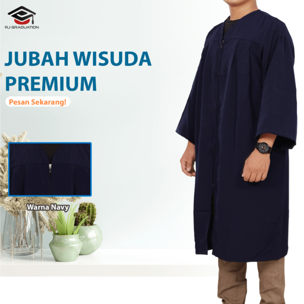 Jubah Wisuda Dewasa ( Premium ) - Gambar 2