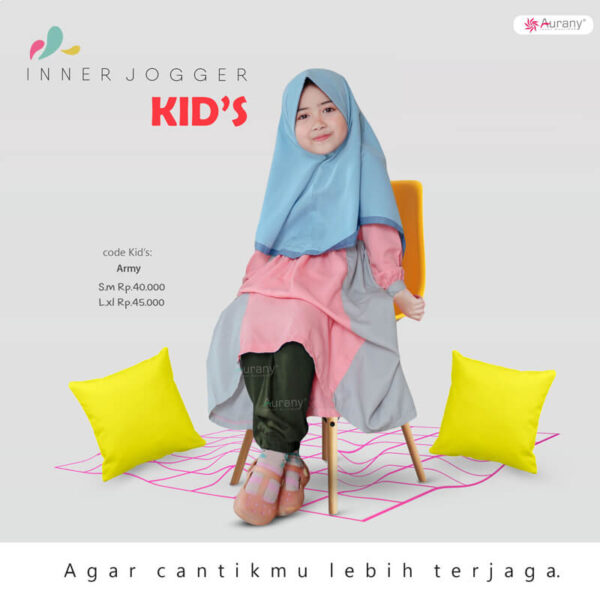Celana Inner Aurany Jogger Kids - Gambar 2