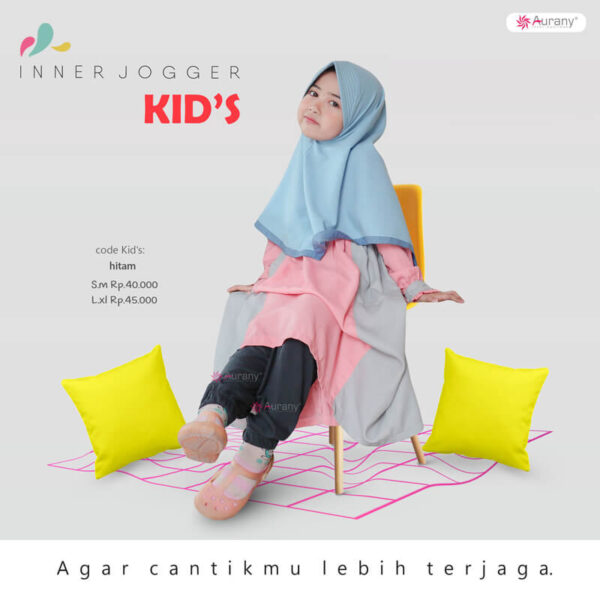 Celana Inner Aurany Jogger Kids - Gambar 5