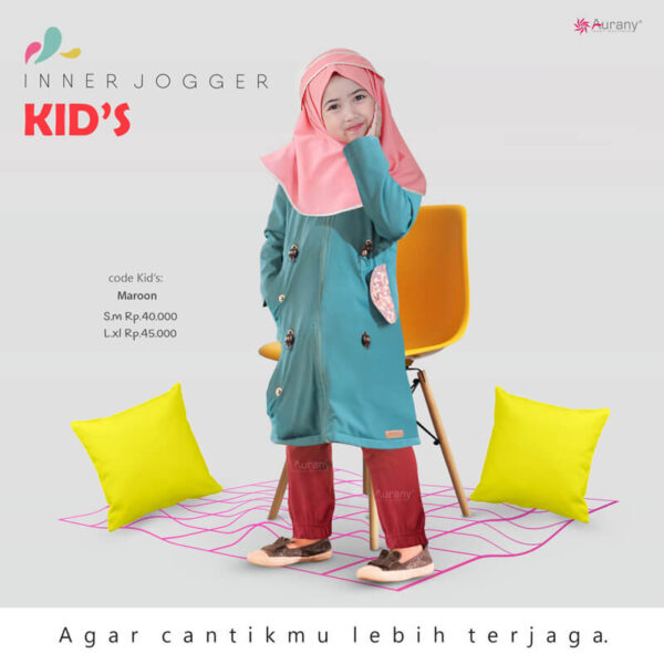 Celana Inner Aurany Jogger Kids - Gambar 6