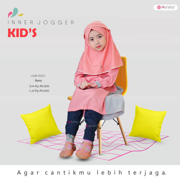 Celana Inner Aurany Jogger Kids - Gambar 7