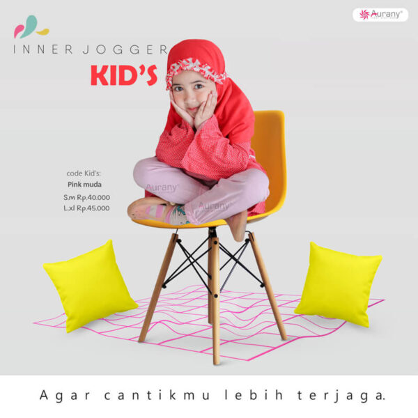 Celana Inner Aurany Jogger Kids - Gambar 8
