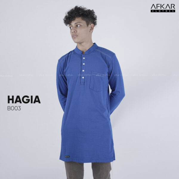 Kurta Kaos Pria HAGIA - Gambar 2
