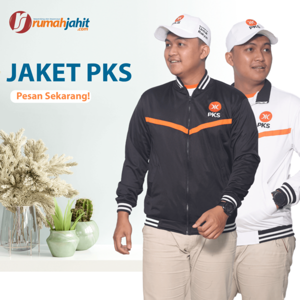 Atribut Resmi Partai PKS - Jaket Hoodie PKS