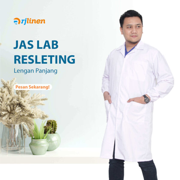Jas Lab Resleting - Lengan Panjang