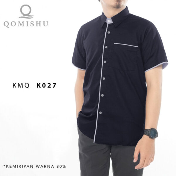 Kemeja Pendek Pria KMQ - Gambar 9