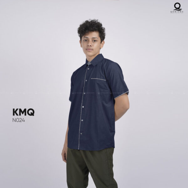 Kemeja Pendek Pria KMQ - Gambar 2