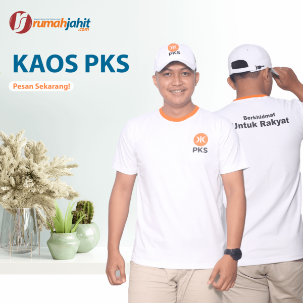 Atribut Resmi Partai PKS - Kaos Oblong PKS