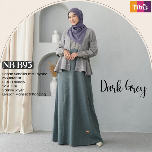 Gamis Dewasa Nibras - NB - Gambar 11