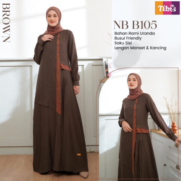 Gamis Dewasa Nibras - NB - Gambar 9