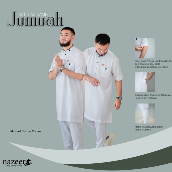 Setelan Gamis Jumuah - Gambar 5