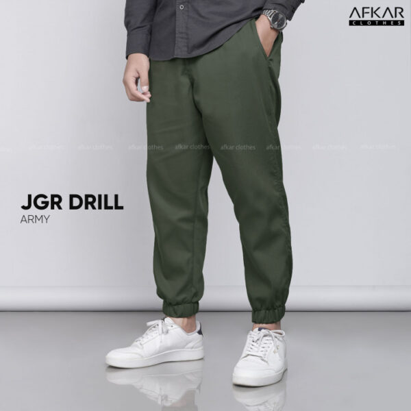 Celana Pria Jogger Drill - Gambar 2