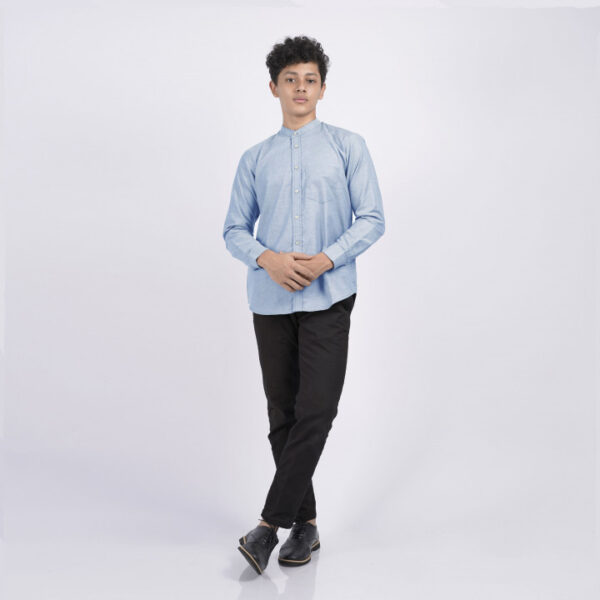 Kemeja Lengan Panjang Slim Fit - RYOTA - Gambar 3