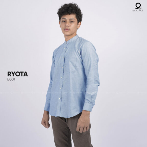 Kemeja Lengan Panjang Slim Fit - RYOTA - Gambar 2