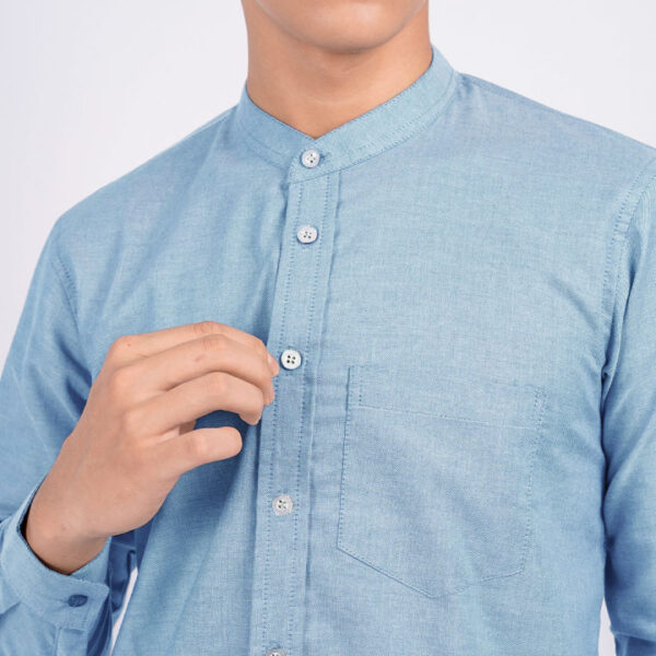 Kemeja Lengan Panjang Slim Fit - RYOTA - Gambar 7
