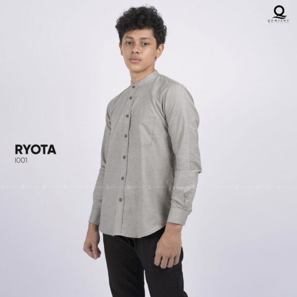 Kemeja Lengan Panjang Slim Fit - RYOTA - Gambar 10