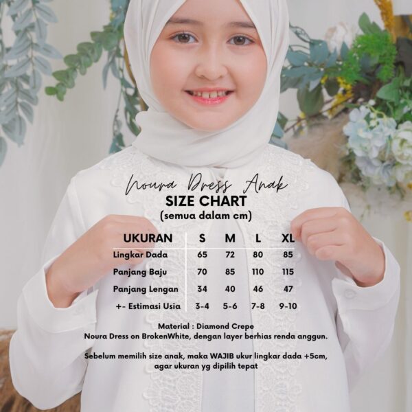 Noura Dress Kids - Gambar 3