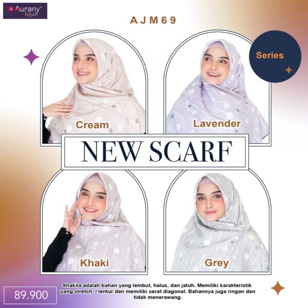 Aurany Scarf Shakila Printing