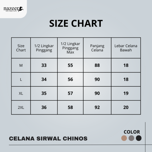 Celana Sirwal Chino - Gambar 5